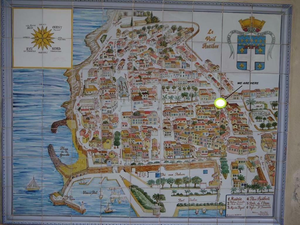 Vieille Ville 1 - Luca'S Apartment, 1 Bedroom, Max 2 Adults And 2 Kids Antibes Luaran gambar